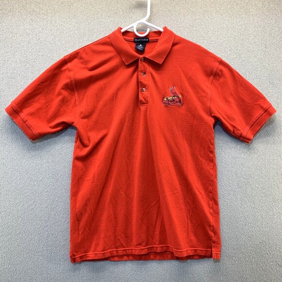 St. Louis Cardinals Polo Shirt MLB Quail Hollow Men's Large - Picture 1 of 8